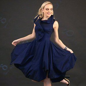 Samuel Dong Flirty Bubble Hem Dress